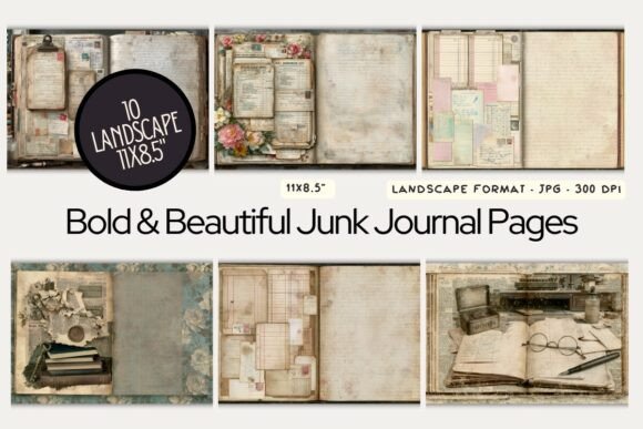 Download Old Vintage Office Junk Journaling Pages - Page Collection
