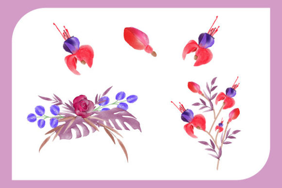 Download Decorative Watercolor Flower Design - Premium Resources