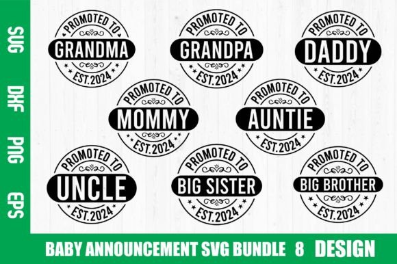 Download Baby Announcement SVG Bundle - Baby announcement Collection