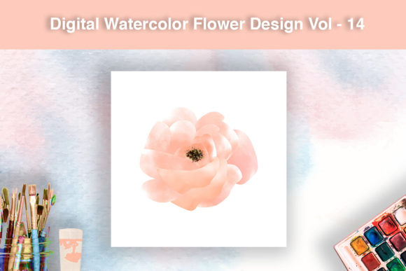 Download Digital Watercolor Flower Design - Premium Resources