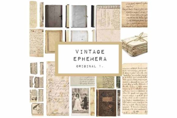 Download Original Vintage Ephemera for Journaling - Vintage ephemera Collection