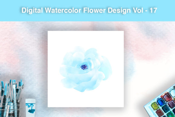Download Digital Watercolor Flower Design - Premium Resources